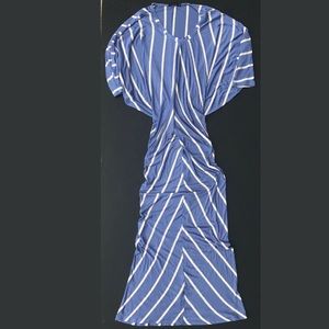 Fraiche By J. Periwinkle Jersey Dolman Maxi Dress